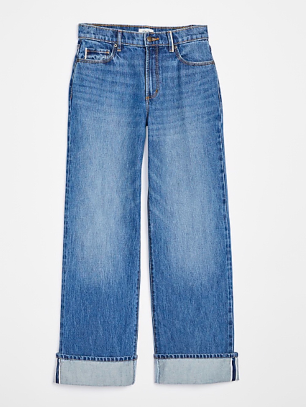 LOFT Cuffed Wide Leg Women's Jeans